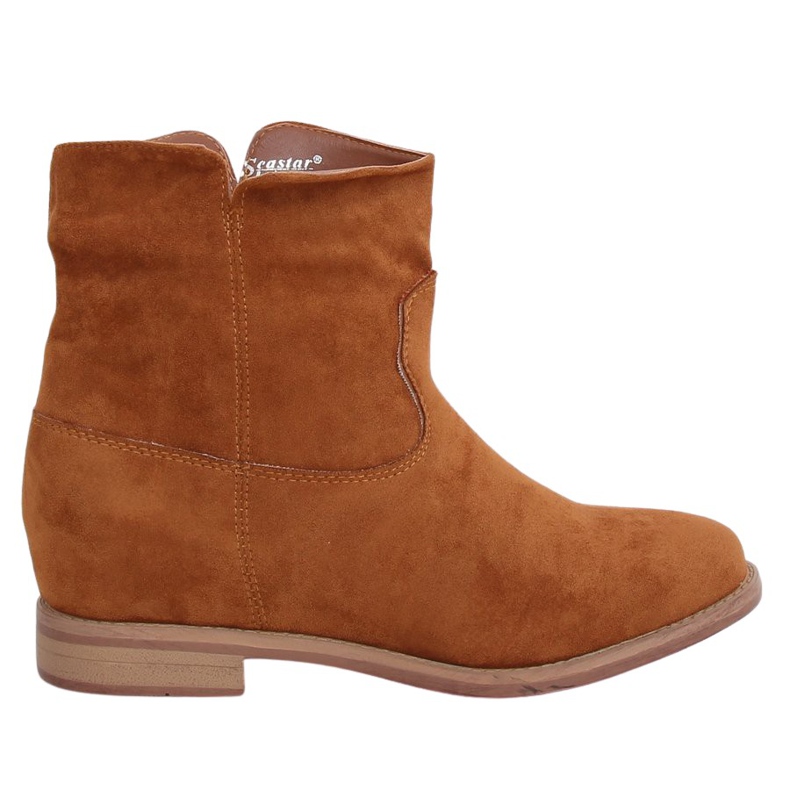 Boots sur un camel compensé caché NC981 qualité Camel II brun