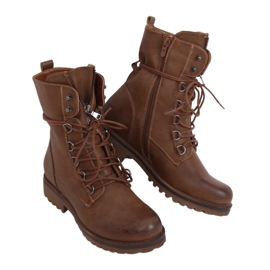 Bottes militaires marron worky BZ66017-KB Kaki brun