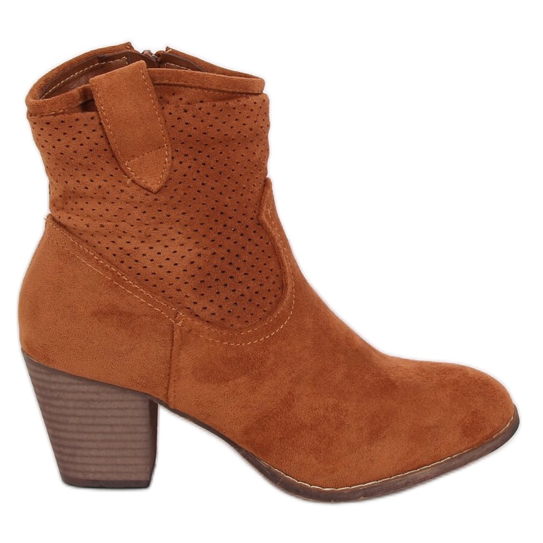 Camel 100-987B0-2 Bottines à talons camel brun