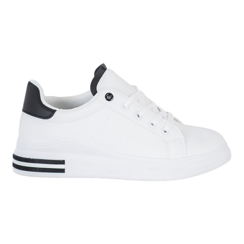 SHELOVET Baskets nouées à la mode blanche