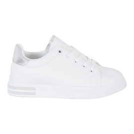 SHELOVET Baskets nouées à la mode blanche
