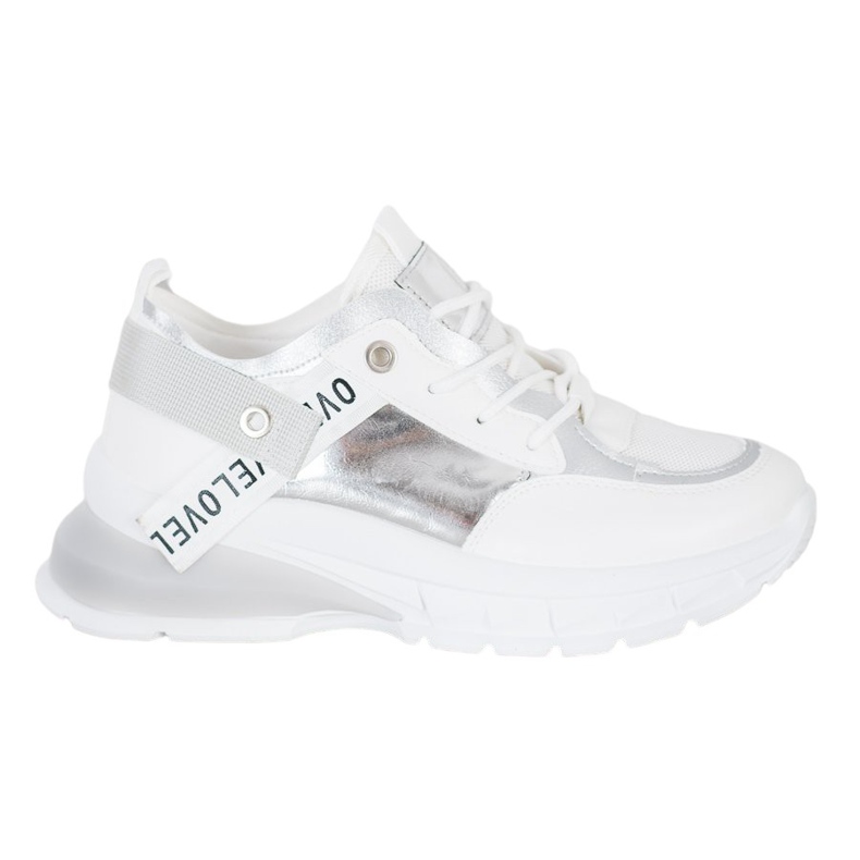 Marquiz Baskets élégantes blanche