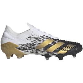 Chaussures de foot Adidas Predator Mutator 20.1 LM Fg FW9182 gris blanc
