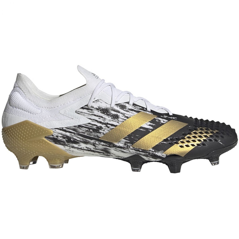 Chaussures de foot Adidas Predator Mutator 20.1 LM Fg FW9182 gris blanche Chaussures de foot Adidas Predator Mutator 20.1 LM Fg FW9182 gris blanche