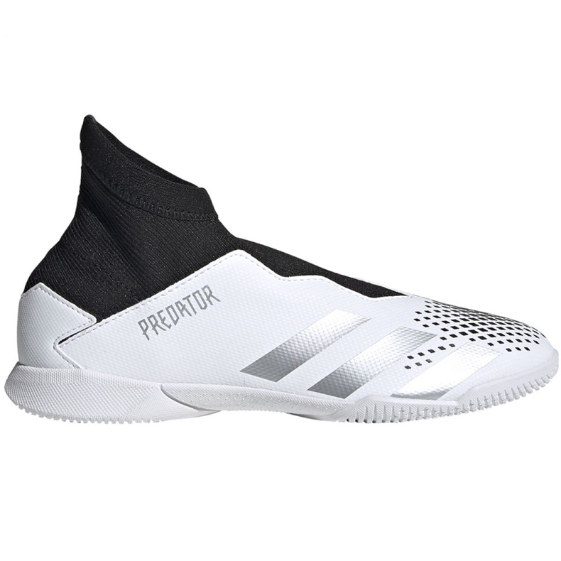 Chaussures de foot Adidas Predator 20.3 Ll In Jr FW9213 gris blanche