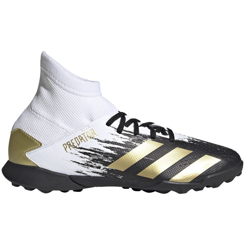 Chaussures de foot Adidas Predator 20.3 Tf Jr FW9220 gris blanche