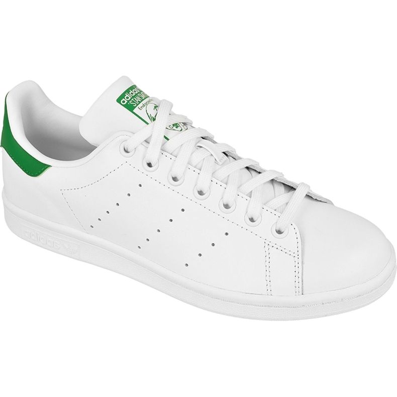 Adidas Originals Stan Smith M M20324 chaussures blanche vert Adidas Originals Stan Smith M M20324 chaussures blanche vert