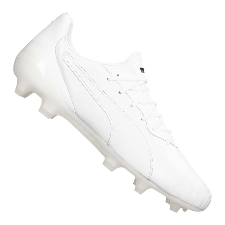 Chaussures de football Puma King Platinum Fg / Ag M 105606-03 multicolore blanche