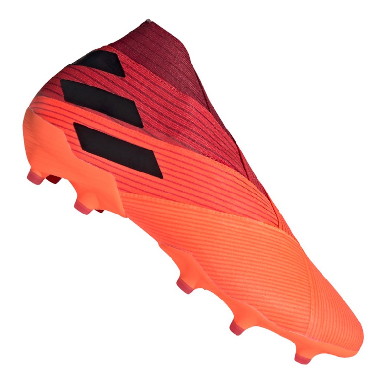 Chaussures de foot Adidas Nemeziz 19+ Fg M EH0772 multicolore orange