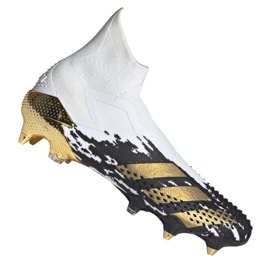 Chaussures de foot Adidas Predator 20+ Sg M FW9176 gris/argent, blanc, noir, or blanc