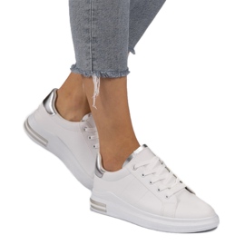 Baskets classiques blanches LG20 argent gris Baskets classiques blanches LG20 argent gris