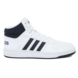 Chaussures Adidas Hoops 2.0 Mid M BB7208 multicolore blanche