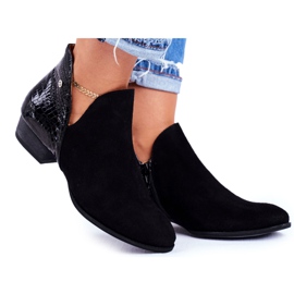 Bottes Femme Maciejka Cuir Noir Serpent 04091-72