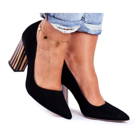 PV3 Escarpins Femme Visconi Daim Noir 7417302/200 le noir