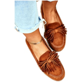Mocassins Femme Maciejka Cuir Camel 04830 brun