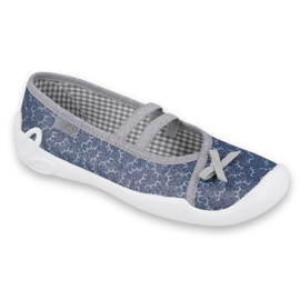 Chaussures pour enfants Befado 116Y275 bleu marine gris