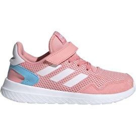 Chaussures adidas Archivo Jr EH0533 rouge rose