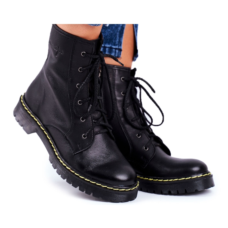 Bottes pour femmes Glany Workers Maciejka Noir 01609-33 / 00-6 le noir
