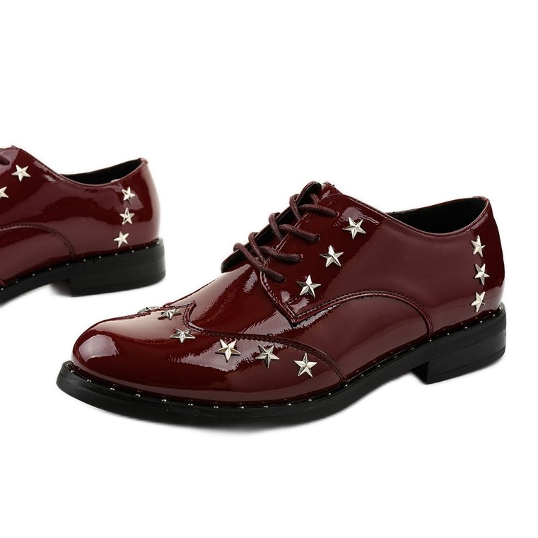 Chaussures femme marron C18-37117 rouge