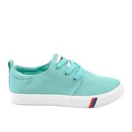 Baskets classiques vertes pour femmes T-1743