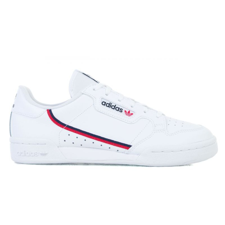 Chaussures Adidas Continental 80 Jr F99787 blanche le noir
