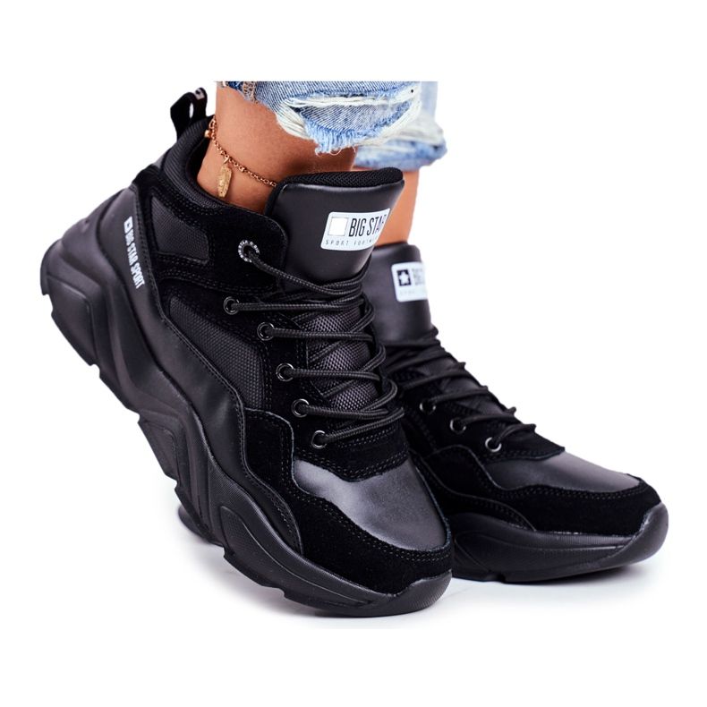 Chaussures de sport pour femmes Big Star Noir GG274644 le noir