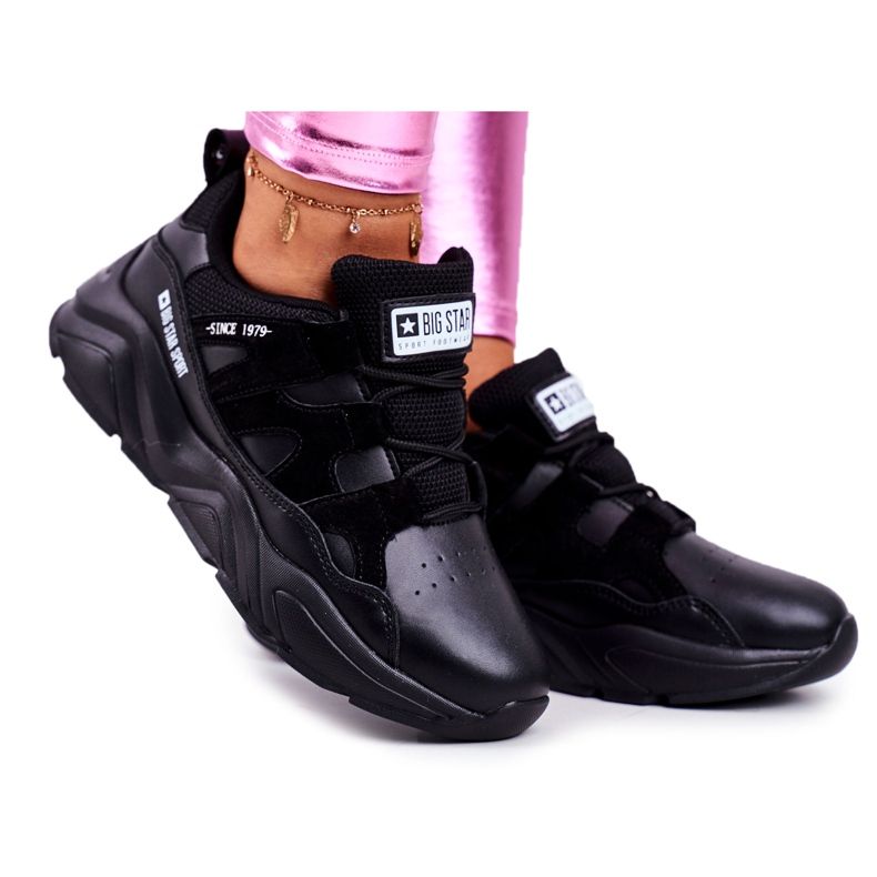 Chaussures de sport pour femmes Big Star Noir GG274636 le noir Chaussures de sport pour femmes Big Star Noir GG274636 le noir