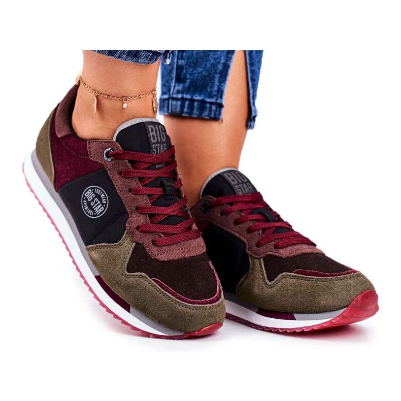 Sports pour jeunes Big Star Gris et Bordeaux GG274459 rouge