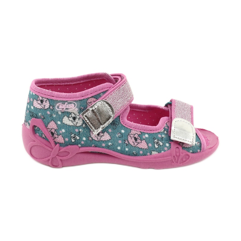Chaussures pour enfants Befado 242P107 rose argent multicolore Chaussures pour enfants Befado 242P107 rose argent multicolore