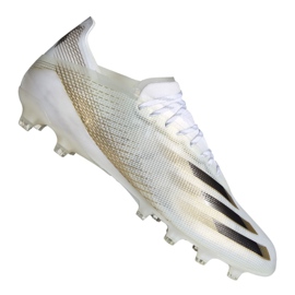 Chaussures de football Adidas X Ghosted.1 Ag M EG8154 noir, blanc, or blanc