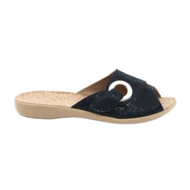 Chaussures femme Befado pu 265D017 bleu marine