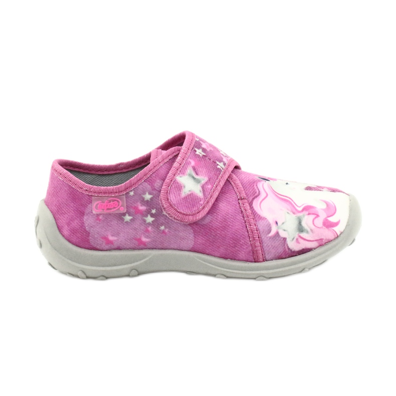 Chaussures enfant Befado 560X118 blanche rose gris