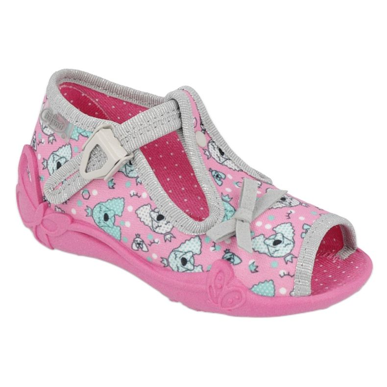 Chaussures enfant Befado 213P120 rose argent gris Chaussures enfant Befado 213P120 rose argent gris
