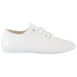 SHELOVET Baskets blanches avec cuir écologique SHELOVET Baskets blanches avec cuir écologique