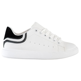 SHELOVET Baskets blanches confortables