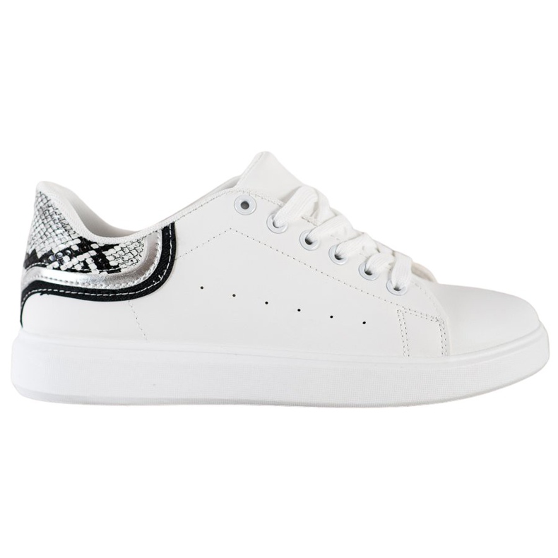 SHELOVET Baskets blanches confortables