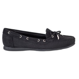 SHELOVET Mocassins noirs décontractés le noir SHELOVET Mocassins noirs décontractés le noir