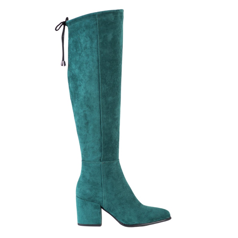 Bottines en daim VINCEZA vert