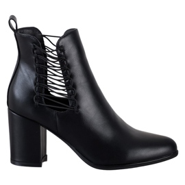Bottes à découpes VINCEZA noir