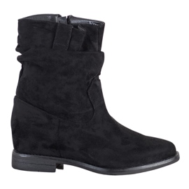 Santiags sur le compensé VINCEZA noir