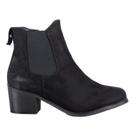 Goodin Bottes confortables le noir