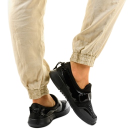 Chaussures de sport à enfiler B120 noires le noir