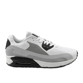 Chaussures de sport homme blanches 1503 gris