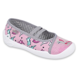 Chaussures enfant Befado 116X280 rose gris
