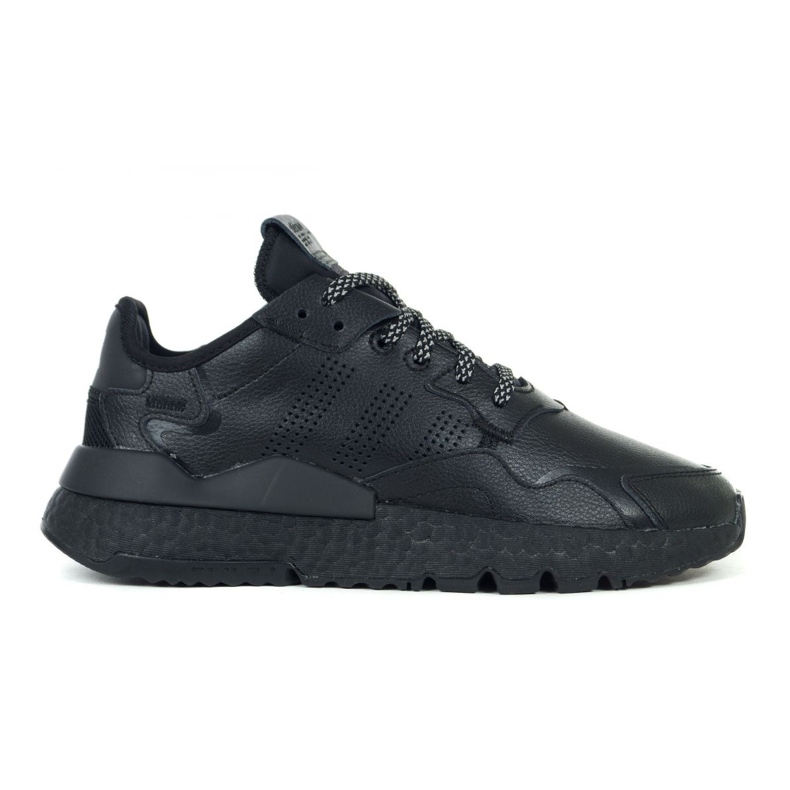 Chaussures Adidas Nite Jogger Jr EG5837 le noir