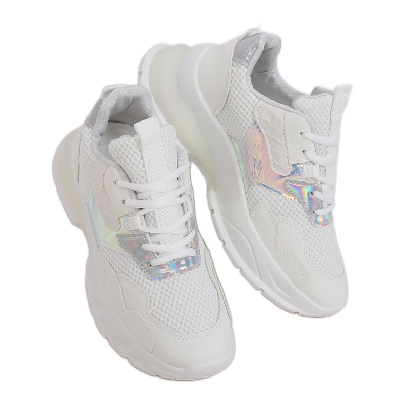 Chaussures de sport blanches BH003 Blanc Chaussures de sport blanches BH003 Blanc