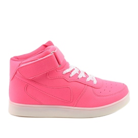 Baskets montantes brillantes roses Sabana Baskets montantes brillantes roses Sabana