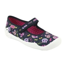 Chaussures pour enfants Befado 114Y359 noir violet rose multicolore