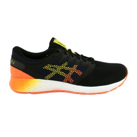 Chaussures de course Asics RoadHawk Ff 2 M 1011A136-005 noir bleu marine orange jaune