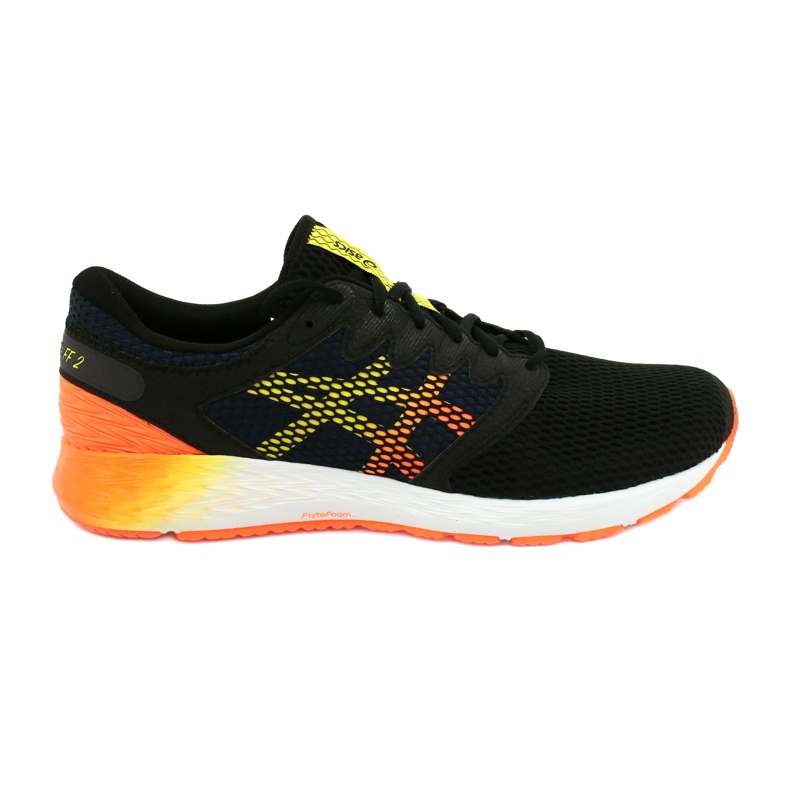 Chaussures de course Asics RoadHawk Ff 2 M 1011A136-005 le noir bleu marin orange jaune